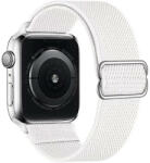 SmartWatcherz Rugalmas Szövet Apple Watch Szíj Fehér, 42, 44, 45, 49mm (13340-17009)