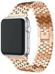 SmartWatcherz Octagon Rozsdamentes Acél Apple Watch Szíj Rose Gold, 42, 44, 45, 49mm (9496-9509)