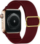 SmartWatcherz Rugalmas Szövet Apple Watch Szíj Bordó, 42, 44, 45, 49mm (13340-13365)