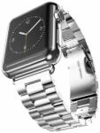 SmartWatcherz Steel Fit Rozsdamentes Acél Apple Watch Szíj Ezüst, 42, 44, 45, 49mm (9433-9448)