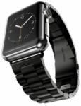 SmartWatcherz Steel Fit Rozsdamentes Acél Apple Watch Szíj Fekete, 42, 44, 45, 49mm (9433-9450)