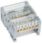 MOREK Moblock Elosztóblokk, 4P, 2x25 + 5x6mm2, 100A (MAB4100A18) (MAB4100A18)