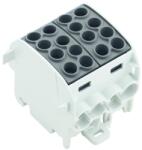 Weidmüller WEIDMÜLLER WPD 202 4X35/4X25 BK Fővezetéki elosztó szürke (1561690000) (1561690000)
