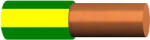 Prysmian PRYSMIAN' H07V-U 1, 5 zöld-sárga (box), MCu, (1KV), tömör Cu-vezető, PVC-érszigeteléssel (100m) (20210289) (KB100160500)