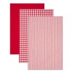 Heinner Set 3 prosoape bucatarie Rosii (HR-3KT-RED)