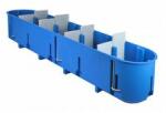 SIMET Gipszkarton szerelvénydoboz 5-ös ovális 68mmx 352mmx 65mm-átmérő kék műanyag P5x60D SIMET - 32099203 (32099203)