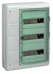 Schneider Electric 4-dugaljhellyel 4-dugajhellyel 3x 12M falonkívüli szürke IP65 átlátszó teli ajtó Kaedra Schneider - 13440 (13440)