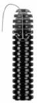 GEWISS Gégecső lépésálló behúzószállal 25m UV-álló 40mm/ 31.2mm PVC fekete hajlítható lángálló FK15 GEWISS - DX15140R (DX15140R)