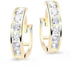Cutie Jewellery Cercei fermecători pentru copii din aur galben C3345-80-X-1 alb