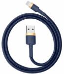 Baseus Cafule 2, 4A USB Lightning 1 m-es kábel, Arany-Sötétkék (CALKLF-BV3)