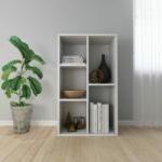 vidaXL Bibliotecă/Servantă, alb, 50x25x80 cm, PAL (800162) Biblioteca