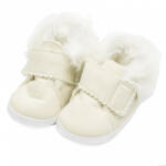 NEW BABY Baba téli velúr cipő New Baby 6-12 h bézs - babamarket