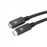 V7 Cablu de date V7 V7UC3EXT-2M, USB-C male - USB-C female, 2m, Black (V7UC3EXT-2M)