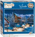 Grafix Puzzle Grafix din 1000 de piese - Satul de iarnă Puzzle