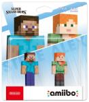 Nintendo Amiibo - Steve & Alex 2-Pack (Minecraft) (Super Smash Bros. Collection)