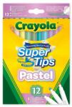 Crayola Crayola: Super Tips - set de 12 markere în culori pastelate (58 7515)