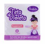 Violeta 2 rétegű fehér szalvéta 38x38cm 25db