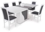  Aliz asztal Barbi székkel - 6 személyes étkezőgarnitúra