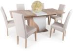  Aliz asztal Berta székkel - 6 személyes étkezőgarnitúra