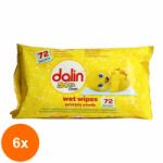 Dalin Set 6 x 72 Servetele Umede Dalin Soft & Clean (ROC-6XAAMDLSE024)