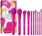 Eigshow Beauty Set pensule pentru machiaj, fire sintetice, 10 buc. , roz - Eigshow Beauty Into You Premium Pink Set 10 buc