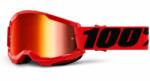 100% - Strata 2 USA Junior Szemüveg - Piros - Piros tükrös plexivel