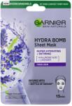 Garnier Skin Naturals Moisture Bomb Textilmaszk a fáradtság jelei ellen levendula esszenciális olajjal 28 g