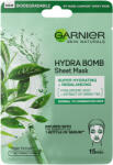 Garnier Skin Naturals Hydra Bomb Szuper hidratáló, tisztító textilmaszk zöld teával 28 g