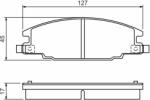 Bosch set placute frana, frana disc BOSCH 0 986 460 960 (0 986 460 960)