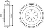 Bosch Tambur frana BOSCH 0 986 477 208 (0 986 477 208) - automobilus