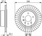 Bosch Disc frana BOSCH 0 986 479 394 (0 986 479 394) - automobilus