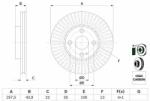 Bosch Disc frana BOSCH 0 986 479 E56 (0 986 479 E56) - automobilus