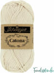 Scheepjes Catona 505 Linen - lenfehér pamut fonal - 50gramm