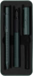 Faber-Castell Set cadou stilou si pix FABER-CASTELL Grip 2011 Verde inchis, FC201535