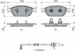 Bosch set placute frana, frana disc BOSCH 0 986 494 986 (0 986 494 986)