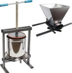 ELEFANT Set Zdrobitor Struguri Elefant HGP-50S, 180kg Ora + Teasc inox VILEN 15L (7863-4949)