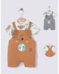 Tongs baby Set salopeta cu tricou de vara pentru bebelusi Koala, Tongs baby (Culoare: Gri, Marime: 9-12 luni) (tgs_4156_6)