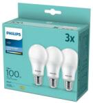 Philips KÉSZLET 3x LED Izzó Philips A67 E27/13W/230V 6500K 8719514403840 (P5392)