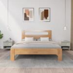 vidaXL Noptiere, 2 buc. , gri beton, 50x46x50 cm, lemn prelucrat (819541)
