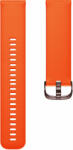 Ricardo Curea Quick Release 20mm, silicon, portocalie, cataramă neagră (Garmin Venu, Venu Sq, Venu 2 plus etc. ), extinsă