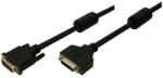 LogiLink DVI Cable, male/female, Dual Link, 5m (CD0005)