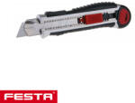 FESTA 16091 profi fémházas törhető pengés kés - 25 mm (pengetáras) (16091)