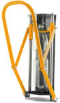 XMAX univerzális palackprés strapabíró kivitelben, szürke-sárga (PET-press-ANTRACIT)