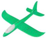  Játék hungarocell repülőgép világító fülkével zöld 47 cm