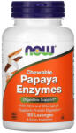 NOW Papaya Enzymes, Digestive Support, Now Foods, 180 drajeuri