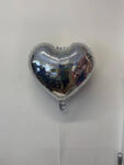 Balloons4party Balon folie inima holograma argintiu 45 cm - articole-petreceri - 17,99 RON