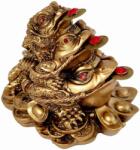  3 broaste cu 3 picioare, remediu pentru bani, statueta 7.5 cm