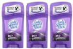 Lady Speed Stick Set 3 x Deodorant Solid Lady Speed Stick, 24/7 Invisible, 45 g