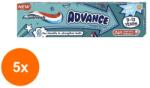 Aquafresh Set Pasta de Dinti Aquafresh Copii Advance 9-12 Ani, 5 Bucati x 75 ml