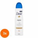 Dove Set 3 x Deodorant Antiperspirant Spray Dove Original, pentru Femei, 150 ml